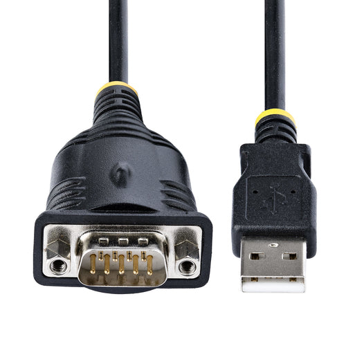 StarTech.com 3ft (1m) USB to Serial Cable, DB9 Male RS232 to USB Converter, Prolific IC, USB to Serial Adapter for PLC/Printer/Scanner/Switch, USB to COM Port Adapter, Windows/Mac StarTech.com 3ft (1m) USB to Serial Cable, DB9 Male RS232 to USB Converter, Prolific IC, USB to Serial Adapter for PLC/Printer/Scanner/Switch, USB to COM Port Adapter, Windows/Mac